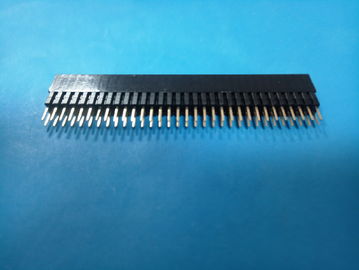 Chine Embase femelle 2,54 mm np, connecteur en-tête de broche H: 13,5 mm, DIP, couleur noire usine